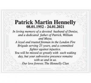 Patrick Martin Hennelly