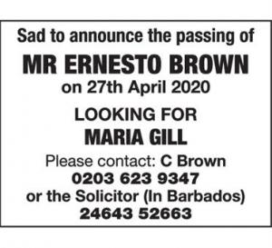 Mr Ernesto Brown