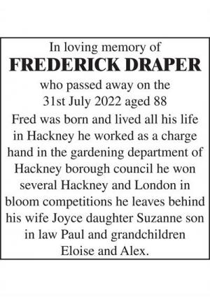 FREDERICK DRAPER